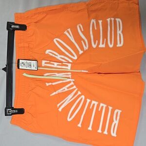 Billionaire Boys ClubBillionaire Boys Club Mens Sunrise Shorts Orange Size LG.
